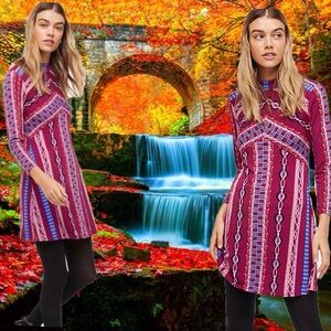 Free People Stella Bohemian Mosaic Dress NWT